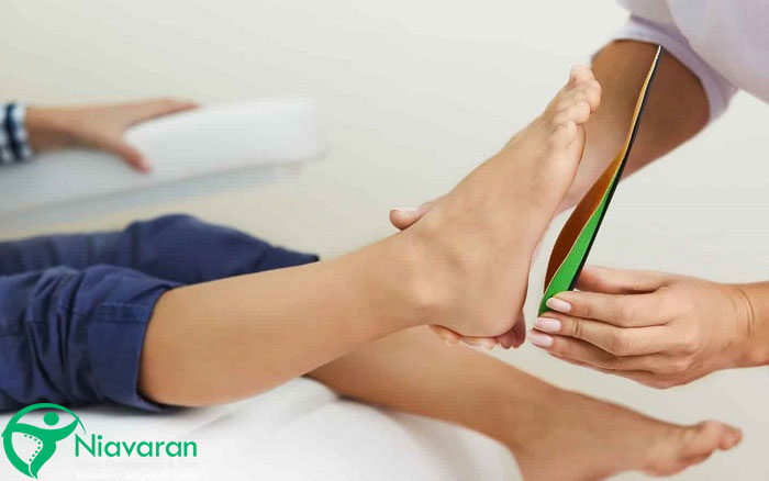 اندازه گیری کفی برای درمان صافی کف پا