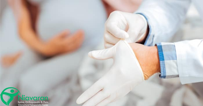 آماده شدن برای معاینه لگن