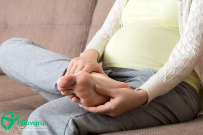 علت درد کف پا در بارداری