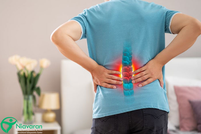 احساس درد در ستون فقرات